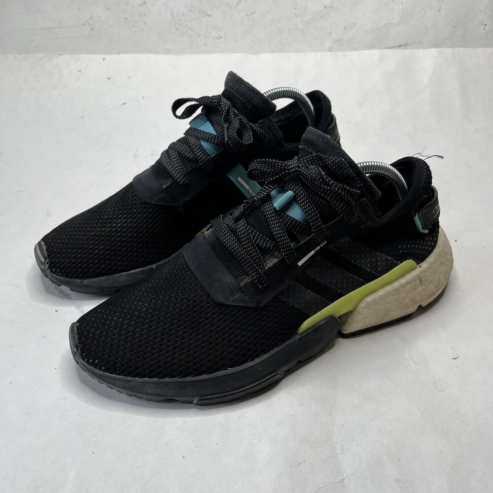 Adidas Mens POD S3 1 AQ1059 Black Running Shoes Sneakers Size 10.5